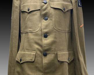 WWI US Army Sergeant Tunic - AEF Siberia "Polar Bears" 31st Infantry Regiment - Wounded & Discharged