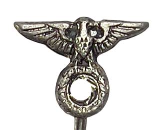 WWII German Wehrmacht Army (Heer) Eagle Miniature Stick Pin
