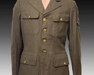 WWII US Army Air Force Enlisted 4 Pocket Jacket Military Uniform