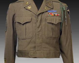 WWII US Army 2nd Infantry Division Military Uniform IKE Jacket