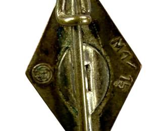 German Third Reich Hitler Youth (HJ) Supporter Badge - RZM M1/15 Hoffstätter