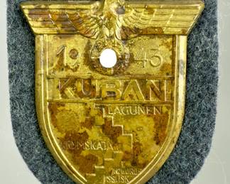 WWII German Kuban Campaign Shield (Kubanschild) - 1943