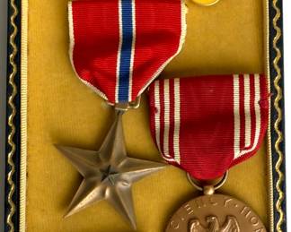 WWII US Army Named Bronze Star & Good Conduct Medal Grouping - Ernst J. Rieck