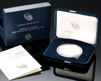 #2 2016-W American Eagle One Ounce Silver Proof Coin West Point Mint