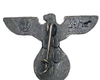 WWII German Party (NSDAP) Political Eagle Cap Insignia - RZM M1/72