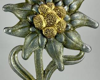 WWII German Army Gebirgsjäger (Mountain Troop) Cap Edelweiss by F&B