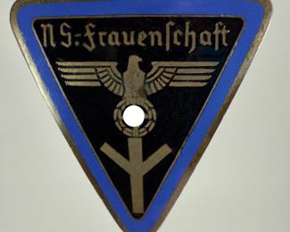 WWII German NS-Frauenschaft Badge - Local Level (Ortsgruppe) - RZM M1/72