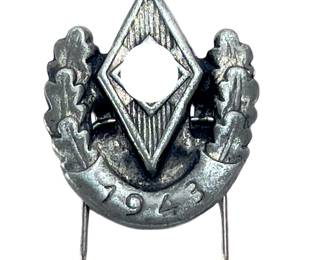 German 1943 Hitler Youth (HJ) Wartime Sports Competition Tinnie