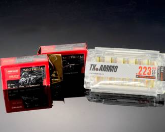 Lot of 3 Boxes .223 Ammunition 80 rounds Norma Tactical 223 Texas Ammo