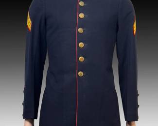 1935 Pre WWII US Marines USMC Dress Blues Uniform Jacket & Pants Military