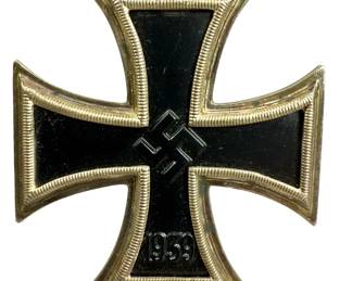 German WWII Iron Cross 2nd Class 1939 with Ribbon (EK2)