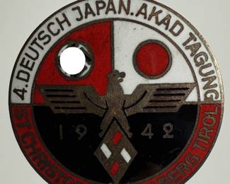 WWII 1942 German-Japanese AXIS Alliance Conference Tinnie - Akad Tagung Tirol