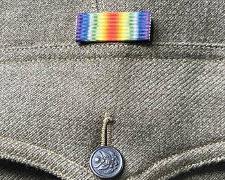 WWI US Army 825th Aero Squadron Pilot's M1917 Wool Tunic - Named