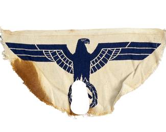 WWII German Kriegsmarine (Navy) Sport Shirt Eagle Insignia - BeVo Woven