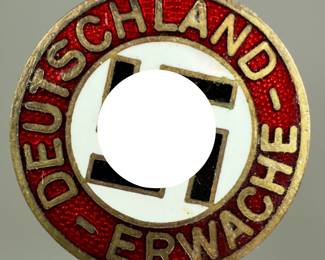 Early Party "Deutschland Erwache" Supporter Pin by Hoffstätter Bonn - German Third Reich Badge