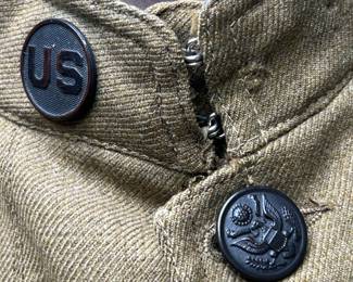 WWI US Army Sergeant Tunic - AEF Siberia "Polar Bears" 31st Infantry Regiment - Wounded & Discharged