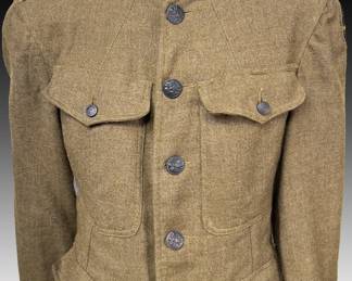 WWI US Army M1917 Tunic 35th Division Military Uniform Jacket Coat