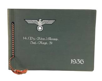 1936 German Soldier Album - Panzer-Abwehr Kompanie 31 - Early Wehrmacht Rearmament & Ideology
