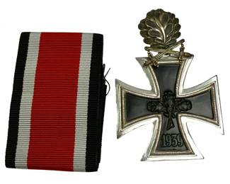 German WWII Knight's Cross of the Iron Cross with Oak Leaves & Swords Decoration