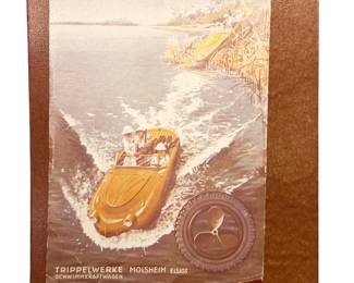 German WWII Third Reich Trippelwerke Schwimmwagen Factory Stickpin