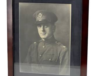 WWI Original Studio Portrait Photo US Army Infantry Officer c. 1918