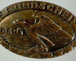 German Third Reich DLRG Basic Lifesaving Award Pin "Grundschein" - Bronze Grade