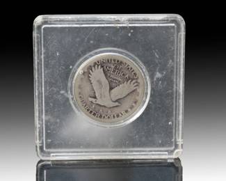 1929 US Standing Liberty Quarter Silver Coin