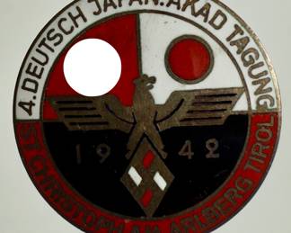 WWII 1942 German-Japanese AXIS Alliance Conference Tinnie - Akad Tagung Tirol