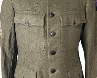 WWI US Army AEF Tunic - 1st Army & Advance Sector SOS, Medical Sergeant