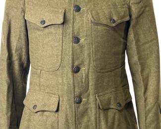 Original WWI US Army M1917 Tunic - 3rd Army of Occupation AEF Engineer Corporal - Theater Made Patch