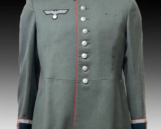 Superb WWII German Army Officer M35 Waffenrock Tunic - Artillery Captain, Regiment 9