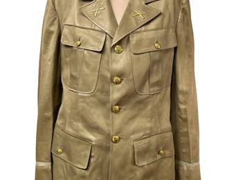 POST-WWII US ARMY OFFICER'S KHAKI UNIFORM - 13TH INFANTRY REGIMENT "FIRST AT VICKSBURG"