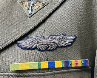 WWII US Army Air Force Pilot Officer's Uniform Jacket - Lt. Colonel Military Uniform
