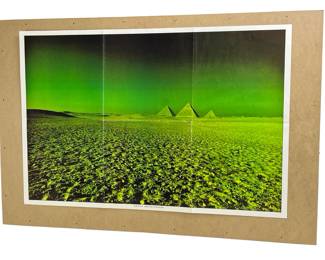 Original 1973 Pink Floyd 'Dark Side of the Moon' Pyramid Poster SMAS-11163