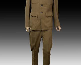 WWI US Army Air Service Sergeant's Uniform - 657th Aero Squadron (Construction) AEF - Identified to H.H. Luttrell