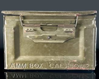 Empty Side-Opening Military Ammunition Box Ammo Can