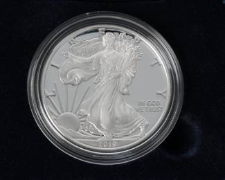 #4 2019-S American Eagle One Ounce Silver Proof Coin 19EM San Francisco Mint