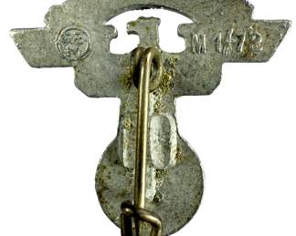 German Third Reich NSKK Motor Corps Membership Badge - RZM M1/12 Marked