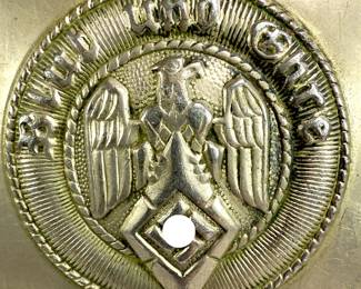 WWII German Hitler Youth Belt Buckle - M4/25 by Dr. Franke & Co. - "Blut und Ehre"