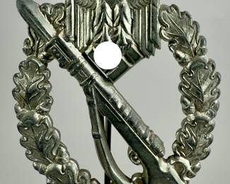 WWII German Infantry Assault Badge in Silver