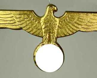 German WWII Third Reich Kriegsmarine Officer's Breast Eagle for White Summer Tunic