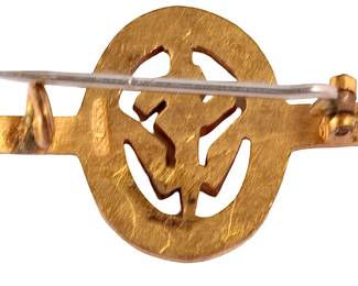1936 German Third Reich Reichsnährstand Exhibition Tinnie / Day Badge by Hoffstätter