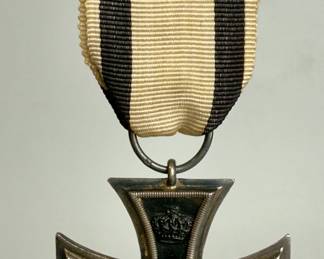 WWI Imperial German Iron Cross 2nd Class 1914 with Ribbon - EK2 WW1 Prussian Military Medal for Bravery