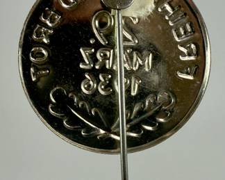 1936 German "Freedom and Bread" Election & Rhineland Referendum Tinnie
