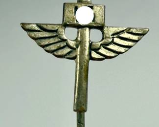 Early 1933 German Third Reich "Day of Labor" Tinnie - Winged Hammer (NS-HAGO) - RZM Marked