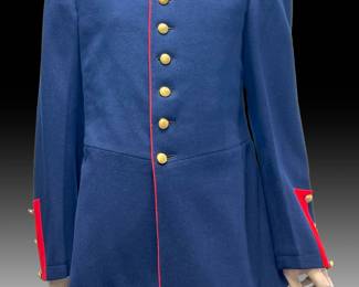 Antique USMC Marine Corps Dated 1909-1910 Dress Blues Tunic Military Uniform