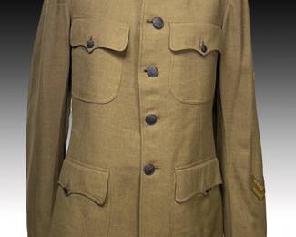 WWI M1917 US Army Quartermaster Corps Serice Coat Military Uniform Jacket