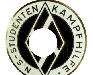 WWII German Student Support Badge - N.S.-Studentenkampfhilfe - RZM M1/33