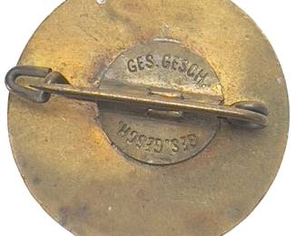 1933 German Third Reich "Hindenburg & Hitler" Tinnie - Seizure of Power Badge