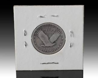 1925 P US Standing Liberty Quarter Silver Coin